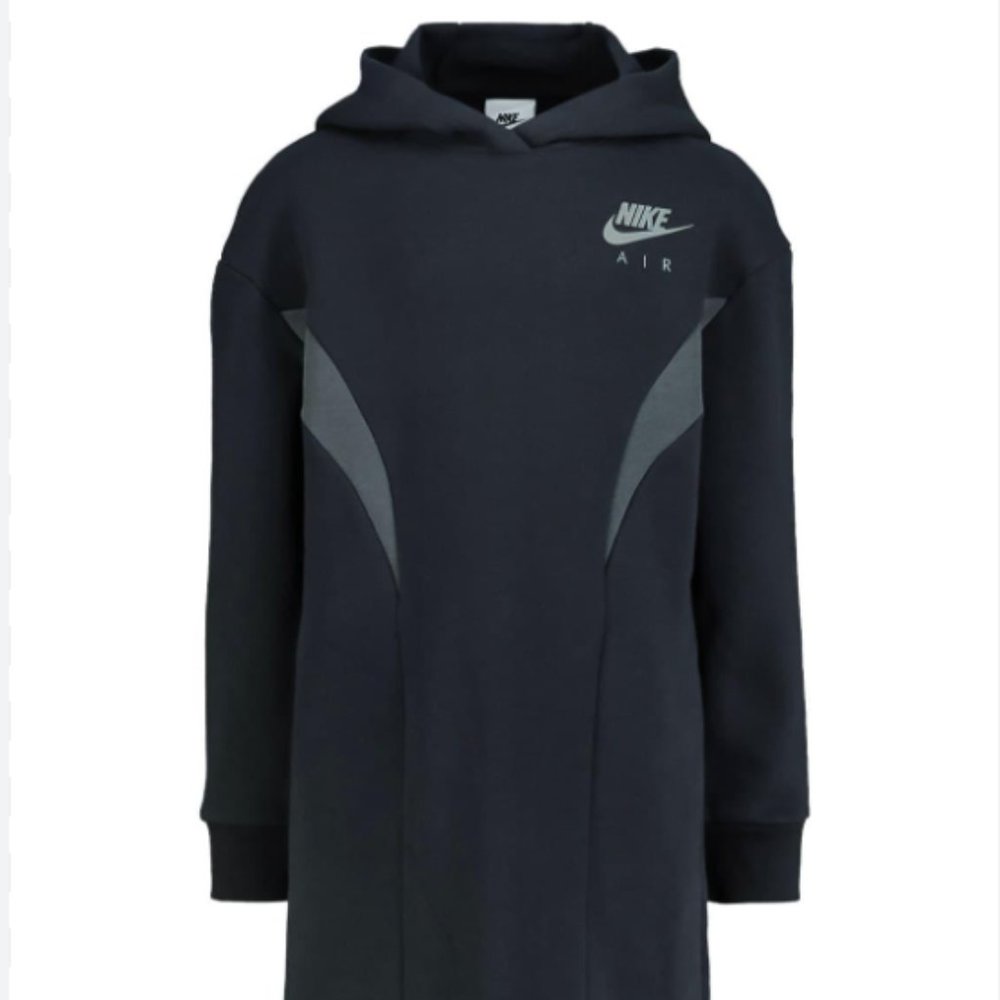 Nike Kids sweatshirt Dress in Black and Gray